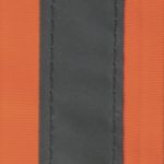 Цветная световозвращающая лента XM-6023-SO - Оранжево-серебристый