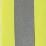 Цветная световозвращающая лента XM-6033 - Лимонно-серебристый